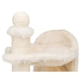 thumbnail image 4 of TRIXIE Baza Gandia Plush 26.8" Cat Tree with Sisal Scratching Post-Hammock & Tunnel, Cream, 4 of 8