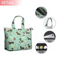 thumbnail image 2 of Dachshunds and Pioneer Flower Travel Tote Bags for Women Carry On,Large Weekender Bags for Women Travel,Multi Functional Duffle Bag for Work,Shopping,Sports, 2 of 5