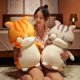 thumbnail image 1 of Cute Anime Cat Doll Kawaii Cartoon Kitty Plush Toy Soft Stuffed Animal Pillow Birthday Gift for Children Holiday Home Decoration zhangmengya LED, 1 of 2