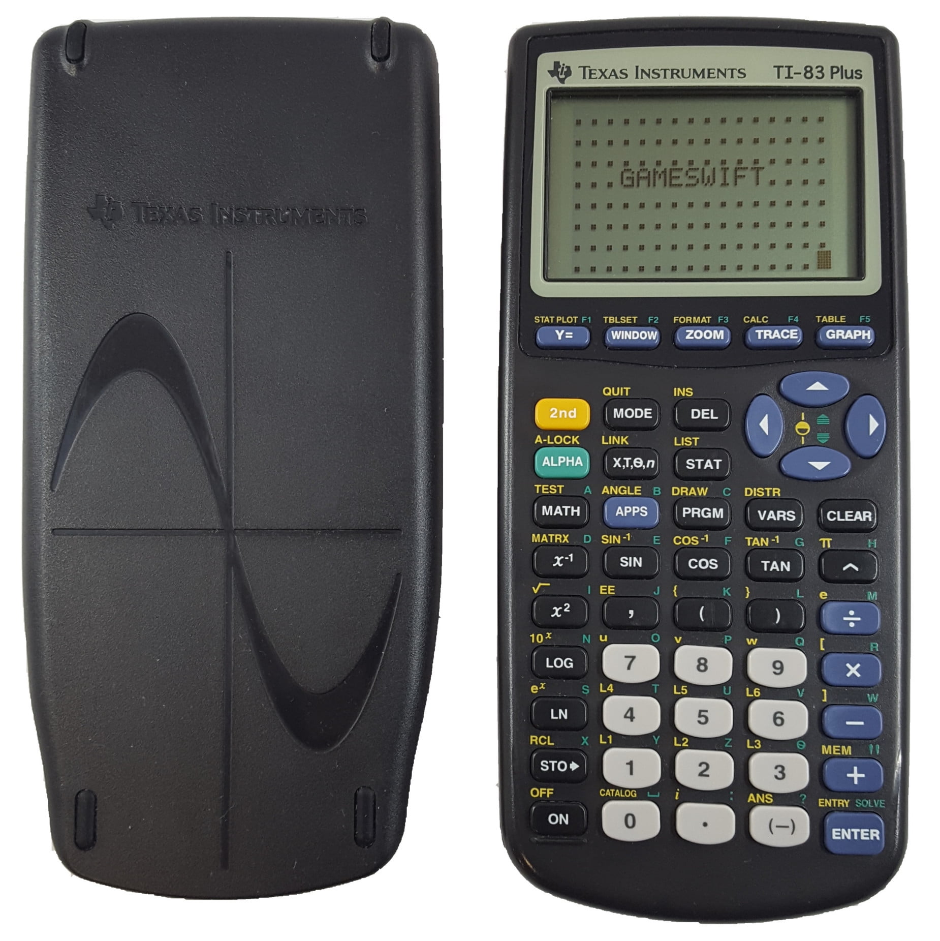 Texas Instruments TI-83 Plus Black Graphing Calculator TESTED. 