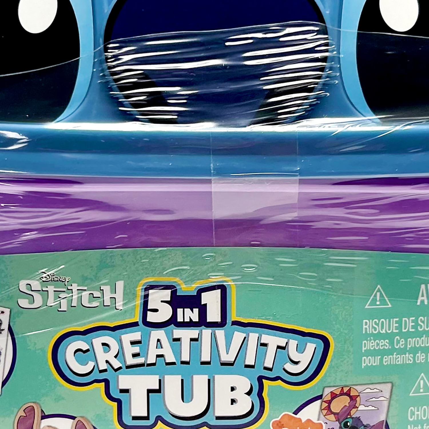 Tara Toy: 5-In-1: Creativity Tub - Stitch - Build Your Own Scene. Canvas-Wood-Plaster Painting, Stickers & Coloring, Disney Activities Kids Ages 3+