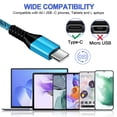 thumbnail image 6 of USB C Cable 6ft,USB C to USB C Cable 6ft,HAOANO Type C Charging Cable 6ft USBC Type C Fast Charging Cord Charger Compatible with Samsung  Android Charger Type C, 6 of 6