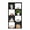 Black-8 cube, variant on 5 Tier Wooden Bookshelf Storage Shelves Organizer Retro Bookshelf Plant Display Shelf for Living Room Home Office Balcony - Rust Brown
