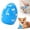 Blue, variant on Soft Bouncing Egg Dog Toy with Squeaker, Easter Egg Design Interactive Puppy Toy for Small Dogs, Indoor Outdoor Throw & Play Pet Toy