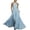 Blue, variant on Halter Dresses for Women Plus Size Backless Solid Maxi Sundresses Sleeveless Flowy Dress Summer Beach Outfits with Pockets