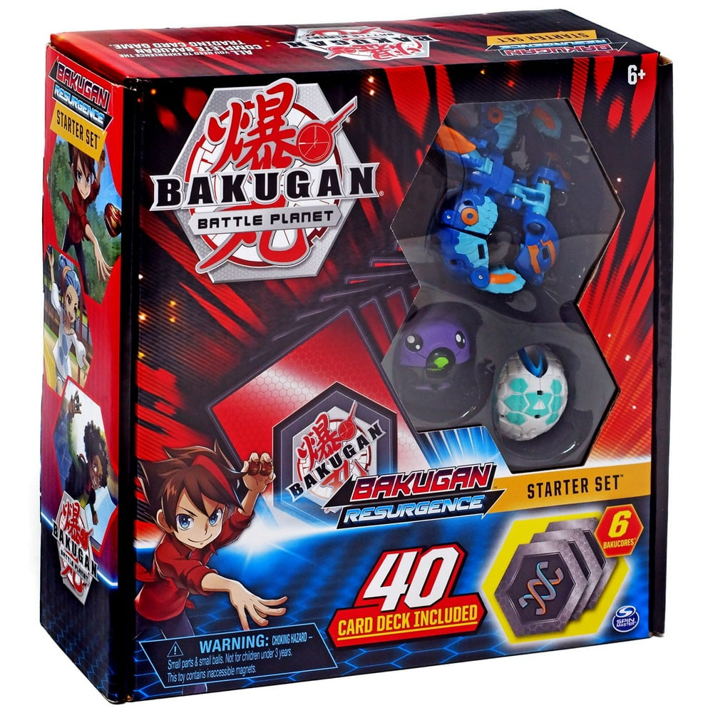 Bakugan Battle Resurgence Aquos Pyravian Starter Set Walmart