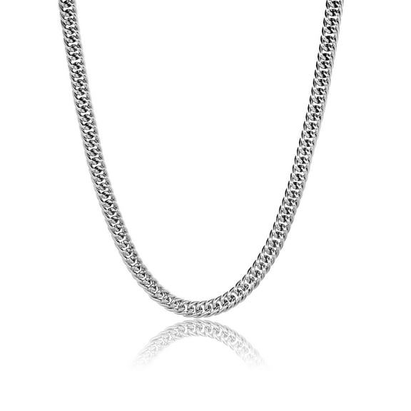Men's Curb Chain Necklace - Sleek Interlocking Links Jewelry
