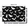 thumbnail image 6 of Halloween Bat Pattern Summer Placemats Table Placemats Set Of 4-Linen Kitchen Washable Placemats Table Mats 11.8"x17.7" Non-Slip Heat Resistant, 6 of 6