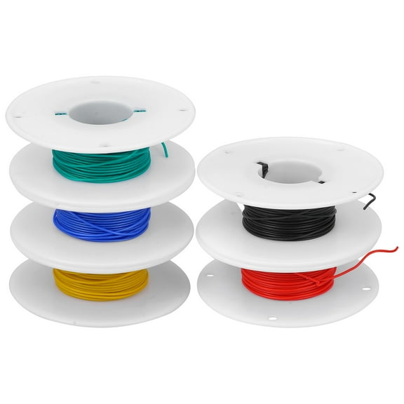 AURARMLET 5 Rolls Insulated Electrical Wire Cable for Home Appliances Extension Cord and