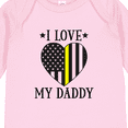 thumbnail image 4 of Inktastic Dispatcher Daddy Gold Line Emergency Boys or Girls Long Sleeve Baby Bodysuit, 4 of 5