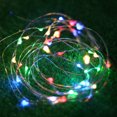thumbnail image 1 of Guirnalda de luces con energía solar, guirnalda de luces para bodas al aire libre, decoraciones de temporada, 1 of 8