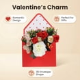 thumbnail image 7 of Valentine Envelope Boxes, Large 8 Inch Valentine’s Day Open-Top Basket Box, Hand Folding Bouquet Flower Box for Arrangements, Envelop Paper Boxes (2 Pcs), 7 of 7