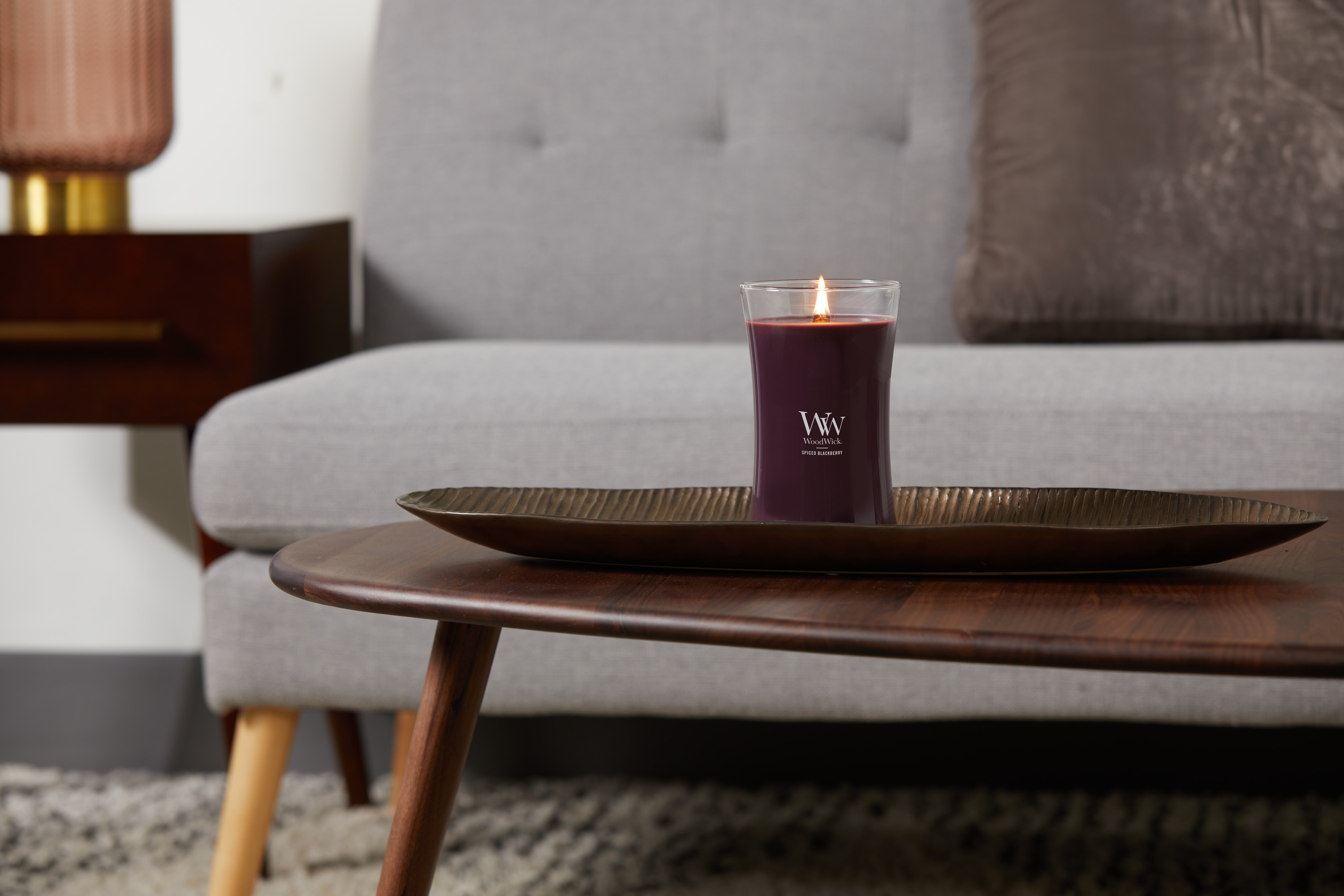 WoodWick Spiced Blackberry - Medium Hourglass Candle - image 3 of 3