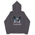 thumbnail image 1 of Sudaderas informales con mariposas Y2k oscuras europeas y americanas para hombres y mujeres, sudaderas con capucha góticas para parejas, sudadera con cremallera de gran tamaño Harajuku, 1 of 5