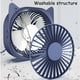 thumbnail image 5 of Mini ventilador creativo con orejas de gato usb-azul Ormromra 220145-3, 5 of 8