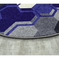 thumbnail image 2 of Team Up 5'4" Round Area Rug In Color Blue, 2 of 2