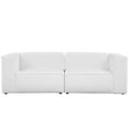 thumbnail image 4 of Modern Contemporary Urban Design Living Room Lounge Club Lobby Sofa Set, Fabric, White, 4 of 4