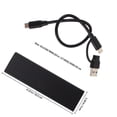 thumbnail image 2 of HEALEEP 1Jgo Adaptador Nvme USB C Caja Para Unidad Con Dual, 2 of 7