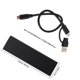 thumbnail image 2 of VERDANVERSE 1Jgo Estuche Para Disco Negro Con USB Tipo C Y Soporte Para 2 SSD, 2 of 6