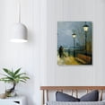 thumbnail image 3 of Nawypu Belvedere Overlooking Montmartre Van Gogh Classic Art Reproduction Canvas Painting Scenery Street Li Home Decor Poster Wall Art Hanging Picture Print Decorative Painting Posters 16x20 inch, 3 of 4