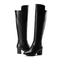 thumbnail image 6 of Knee High Boots for Women - Round Toe Chunky Heel Boots with Side Zip Women's Fashion Tall Boots Black Women Sandal, 6 of 9