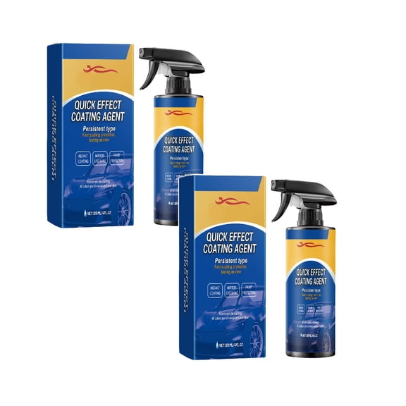 2pcs No Rinse Wash Wax Spray 2025 Car Coating Quick Effect Polish