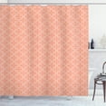 thumbnail image 1 of Ambesonne Oriental Shower Curtain, Traditional Ottoman Ornate, 69"Wx84"L, Burnt Sienna Peach White, 1 of 3