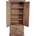 thumbnail image 4 of American Heartland 30791RSW Rustic Double Door Pantry, Rustic Seashell, 4 of 4