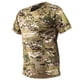 thumbnail image 2 of MEGE - Camiseta táctica de camuflaje multicámara para hombre, de secado rápido, estilo militar, de combate, de manga corta, para ciclismo y caza, 2 of 5