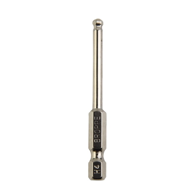 Chendee 1Pc Ball End Hex Screwdriver Bit Metric Hex Bit 65Mm Long Magnetic Driver Bit,H4