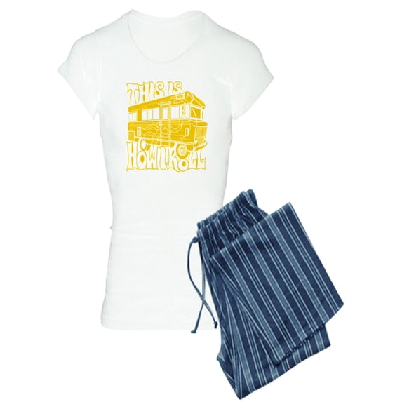 CafePress - This Is How I Roll - Women's Light Pajamas