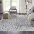 thumbnail image 6 of 8' x 10' Cream Damask Power Loom Non Skid Area Rug, 6 of 9