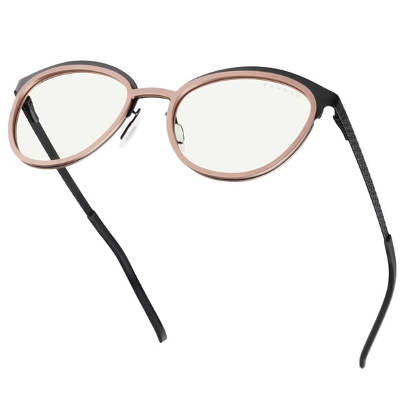 Gafas bloqueadoras de luz azul Gunnar Strata Palomar Onyx-Gold