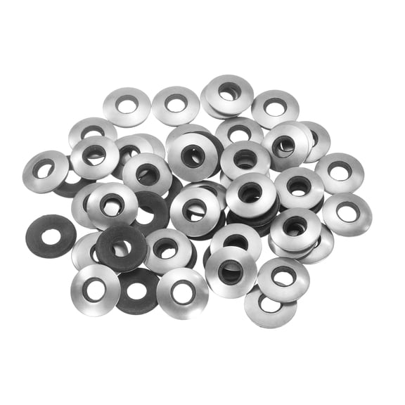 150Pack 8x19mm 304 Stainless Steel EPDM Bonded Sealing Washers Gaskets