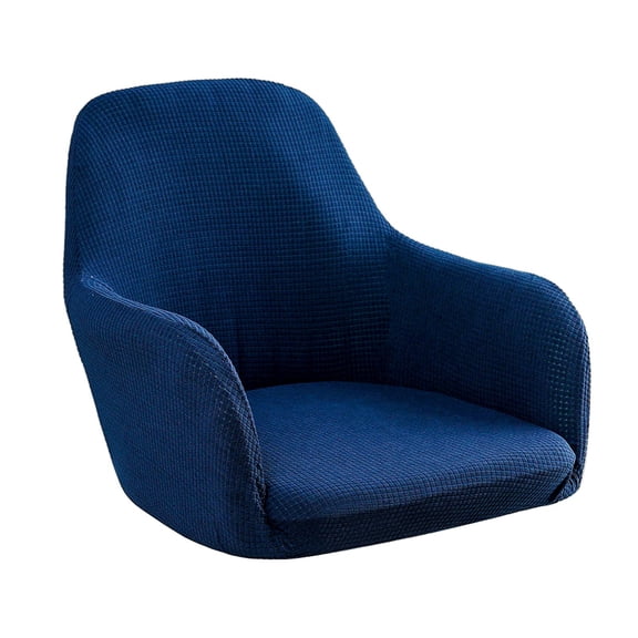 Esquirla Jacquard Dining Slipcovers Easy to Install Dining Room Seat Covers Stretch Soft Comfortable Removable Washable Fabric - Navy