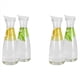 thumbnail image 1 of 4 Piezas Garrafas de Agua de Plástico de 1 L con Tapas Abatibles Blancas, Jarras Inastillables Reciclables Y de Alimenticio, Tarro de Jugo, 1 of 5