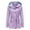 Purple, variant on Waterproof Rain Jacket Relaxed Fit Outdoor Color Rain with Removable Hoodies Casual Windbreaker Outdoor Walking Coat Gray 3X