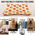 thumbnail image 5 of Iauyy 36x24in Washable Dog Bed Mats, 4cm Thick Comfort Pet Bed with Non-Slip Bottom for Crates, Indoors & Outdoors - Puppy Essentials,Maple Leaf, 5 of 5