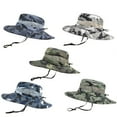 thumbnail image 2 of Breathable Wide Brim Boonie Hat Outdoor UPF 50+ Sunscreen Mesh Safari Hat, Suitable for Travel Fishing, 2 of 9