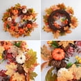 thumbnail image 4 of Naiyafly Halloween Holiday Wreath Thanksgiving Decorative Wreath Pumpkin Garland Home Decoration, 4 of 6