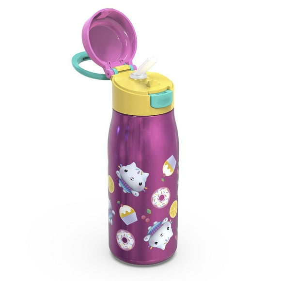 Zak Designs Gabby's Dollhouse 13.5oz SS Pasco Bottle