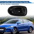 thumbnail image 2 of Mango de puerta interior del lado del pasajero delantero y del lado del pasajero trasero derecho para Hyundai Elantra 1996-2000, mango de puerta interior No. 8262029000, negro, 1 pc, 2 of 6