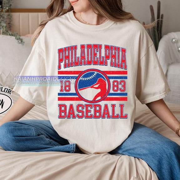 Vintage Philadelphia Comfort colors T-shirt, Philadelphia baseball Fan shirt, Baseball Fan Tee, Philadelphia Baseball merch