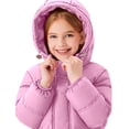 thumbnail image 5 of XXWXYD Kids Korean Style Thickened White Down Hooded Jacket, Warm Winter Coat for Boys Girls, Big Children Padded Outerwear Autumn, 5 of 9