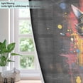 thumbnail image 4 of Cat in Suit Blackout Curtains Thermal Insulation 63 inch Grommet for Bedroom Living Room Bathroom Kitchen Windows 2 Pack, 4 of 6