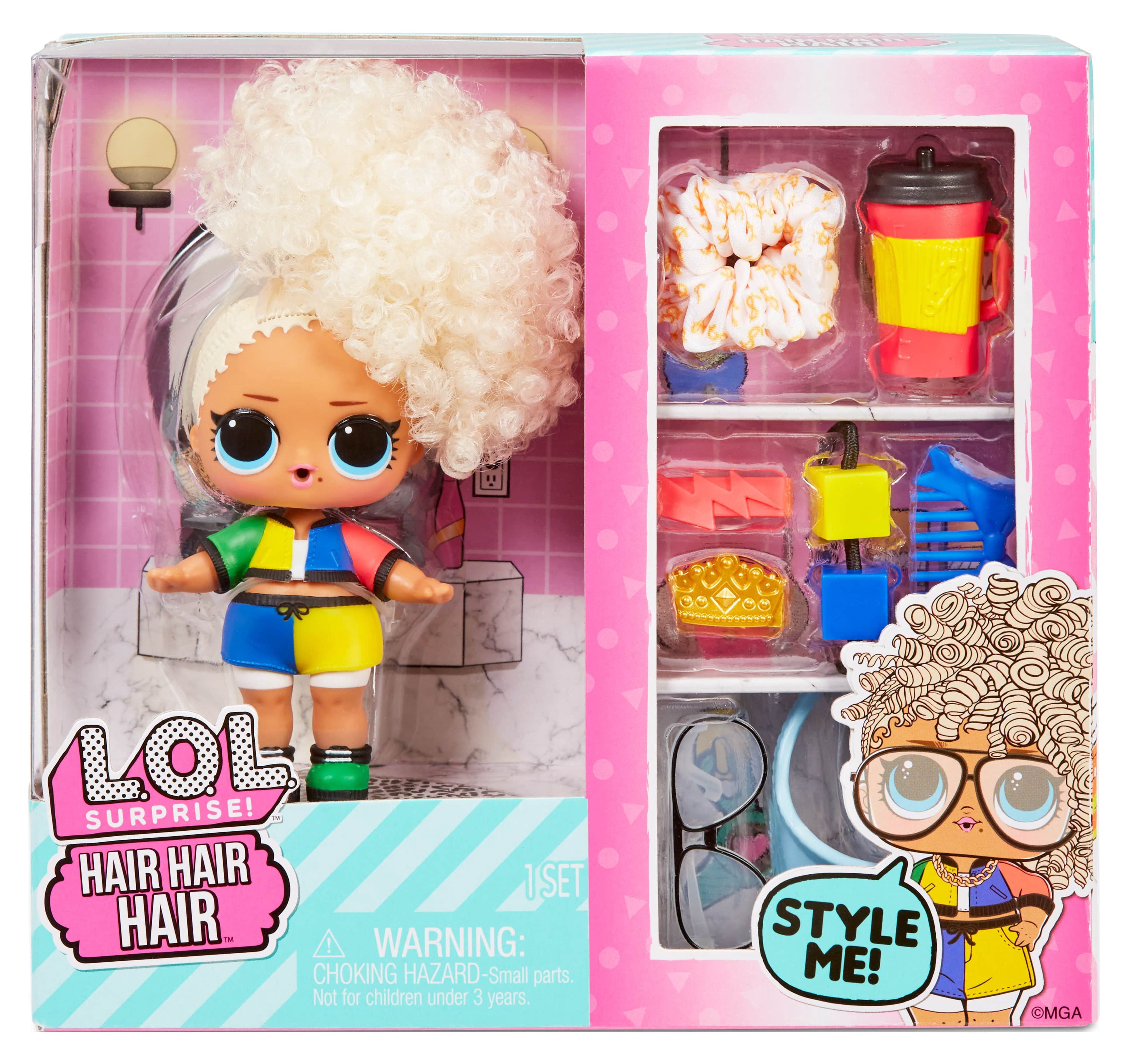 LOL Surprise Hair Hair Hair Dolls with 10 Surprises – Great Gift for Kids Ages 4+