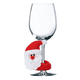 thumbnail image 2 of ckepdyeh 6 piezas de copas de vino navideñas de Papá Noel: marcadores de bebidas para copas de vino navideñas, 2 of 8