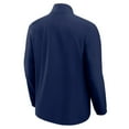 thumbnail image 3 of Men's Fanatics Navy Houston Texans Front Office Micro Tonal Quarter-Zip Pullover, 3 of 3