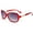 Red, variant on FEISEDY Vintage Square Polarized Sunglasses for Women 100% UV400 Outdoor Driving Fashion Sunglasses B2526
