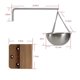thumbnail image 3 of Sauna Aromatherapy Bowl, Sauna Essential Oil Holder Sauna Essential Oil Diffuser Sauna Diffuser Bowl with Swinging Arm, 3 of 5